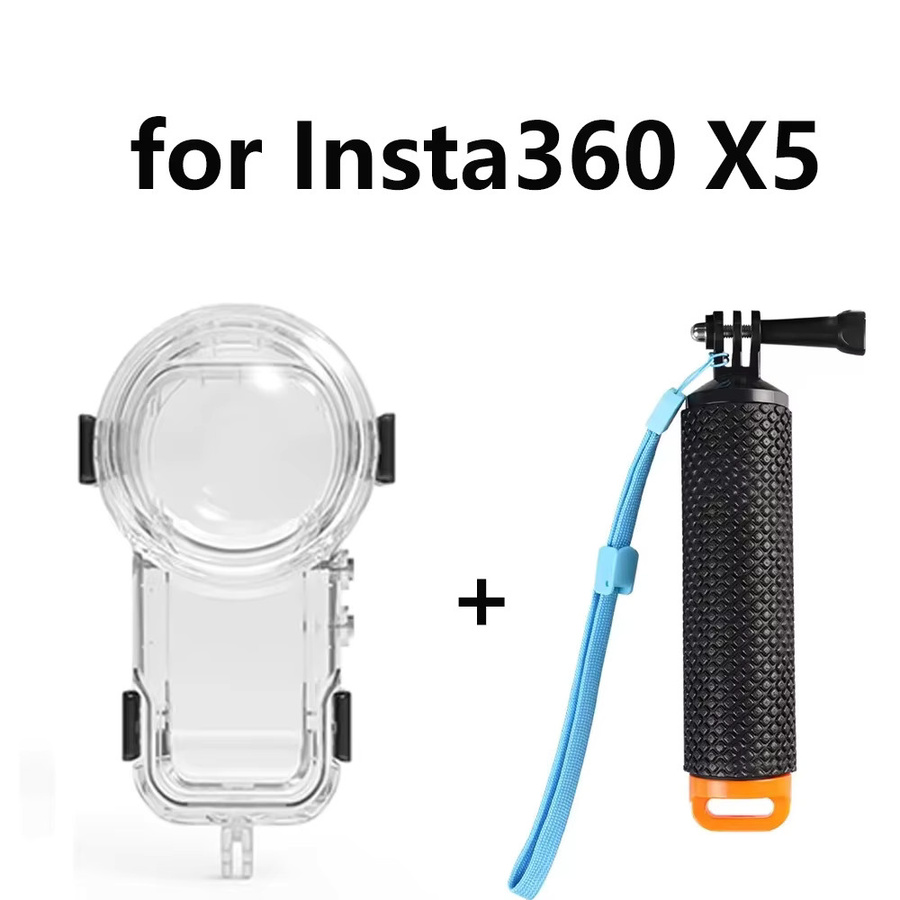 SZKOSTON Unsichtbare Tauchhülle für Insta360 X5, wasserdichtes Gehäuse in Transparent - Bild 2