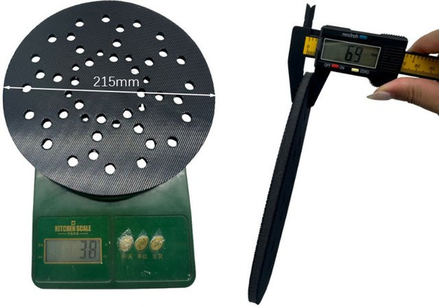 Vibratite Schleifpad Schutzpad Schwarz Durchmesser: 21,5 cm - Bild 1