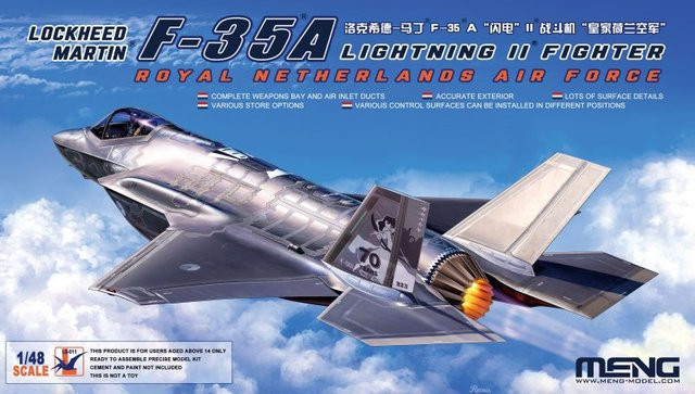 MENG Models Lockheed Martin F-35A Lightning II Fighter, 1:48, ab 14 Jahren - Bild 1