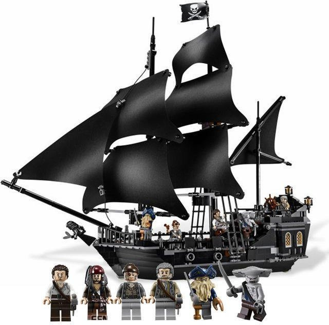 Hello Bricks Piraten Karibik Perlenschiff, Bausteine, schwarz, ab 6 Jahren - Bild 1