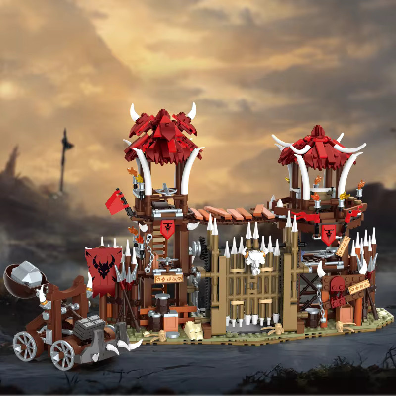 wishiot MOC Bonefire Tor & Schrein Bausteine, Fantasy, Bunt / Mehrfarbig - Bild 2