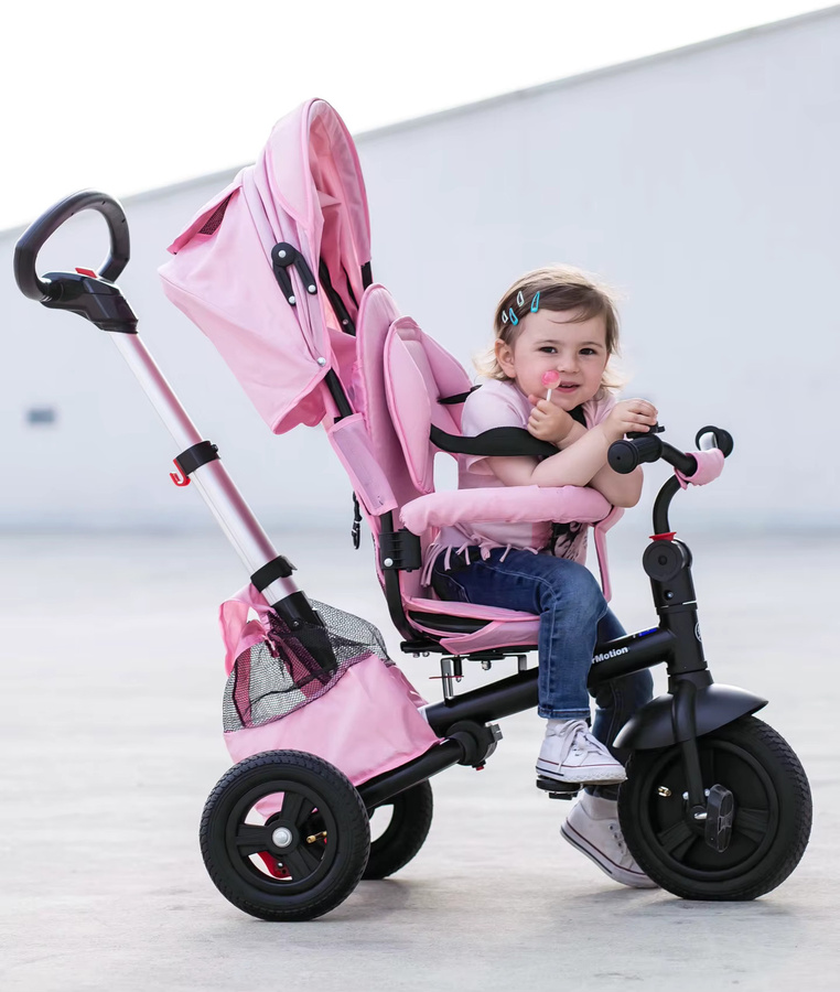 HyperMotion Dreirad Tobi Velar, Schiebewagen, Rosa / Pink, ab 1 Jahr - Bild 3