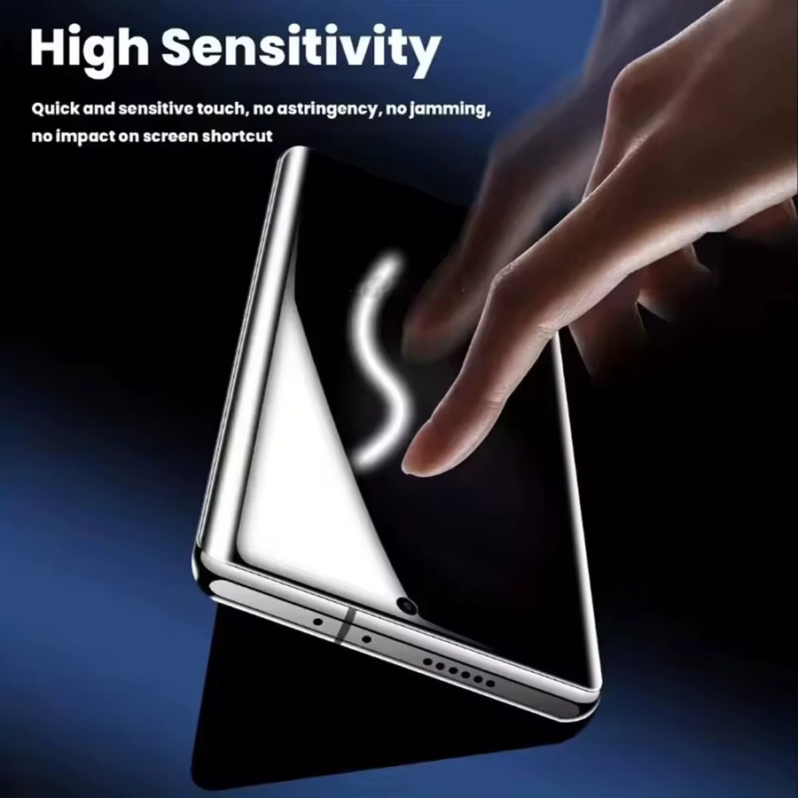 3er-Pack Samsung Galaxy Hydrogel Privatsphäre-Schutzfolie für S25 S24 S23 S22 S21 Ultra und Note Serie, transparent - Bild 5