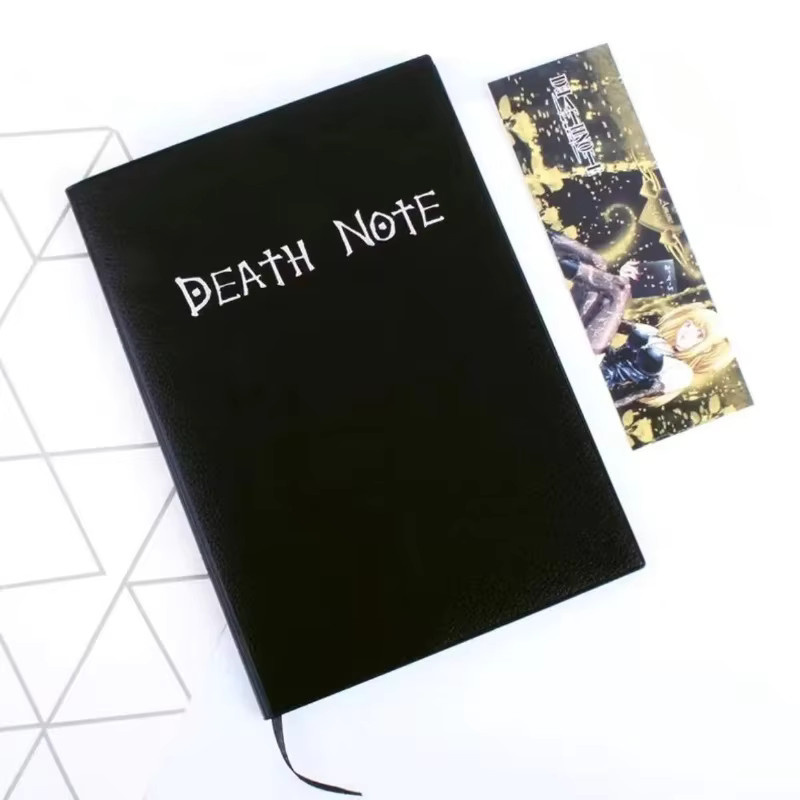 Bandai Death Note Notizbuch-Set mit Federstift in Schwarz aus Kunstleder mit Hardcover - Bild 2