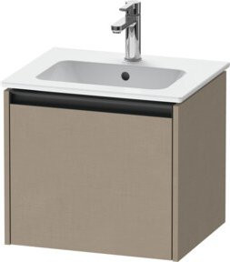 Duravit Waschtischunterschrank Ketho.2 in Leinen/Beige, wandhängend mit 1 Auszug, B/T/H: 51 x 42 x 44 cm - Bild 1