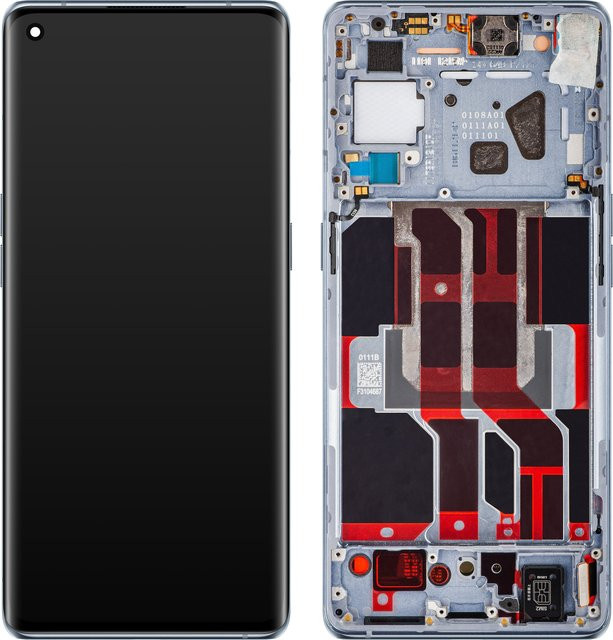 Oppo Reno6 Pro 5G (Snapdragon) und Pro+ 5G Display mit Touchscreen und Rahmen in Grau - Bild 1