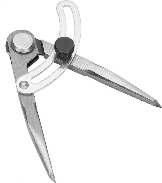 GoolRC Leder Anreißzirkel Abstandsmarkierer aus Stahl in Grau - Bild 1