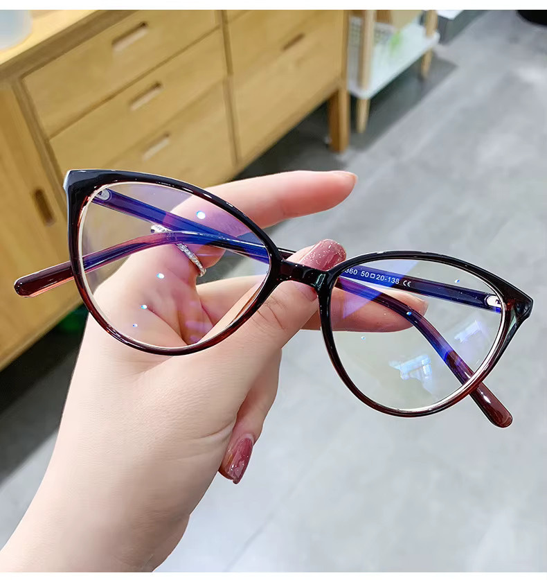 Shange WFJia Korrektionsbrille Cat-Eye, Vollrand, transparent, Damen - Bild 3