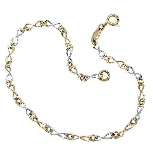 SIGO Armband Fantasie bicolor Gold 375, Unisex - Bild 1