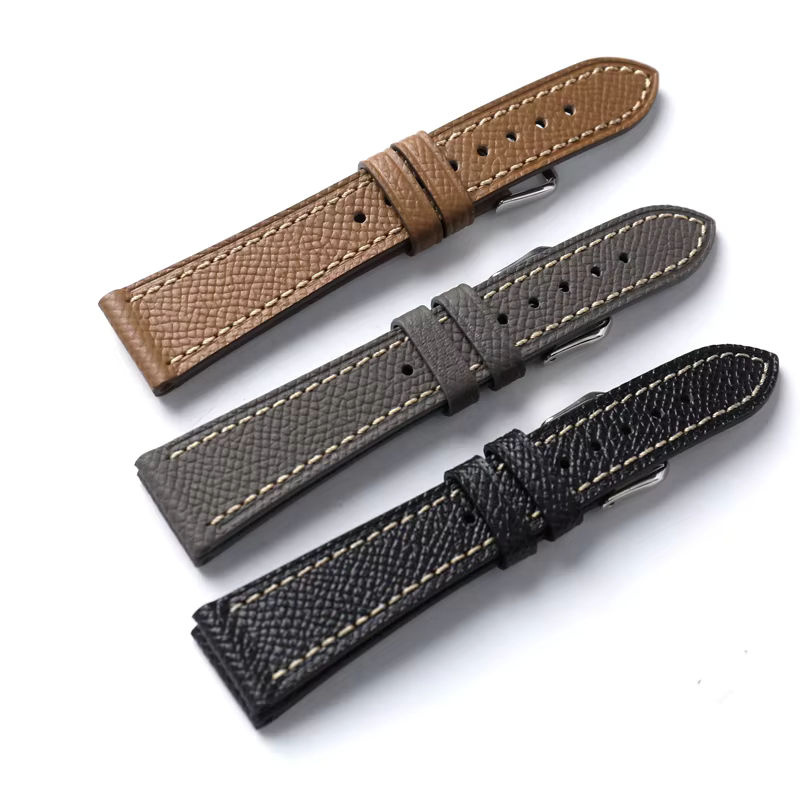 Raystray Uhrenarmband Palmkornleder, Herren, Schwarz - Bild 3