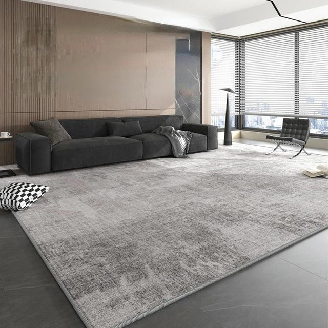 Lodestar Teppich Modern Abstract in Grau, Rutschfest und Schmutzabweisend, B/T: 120 x 80 cm - Bild 1