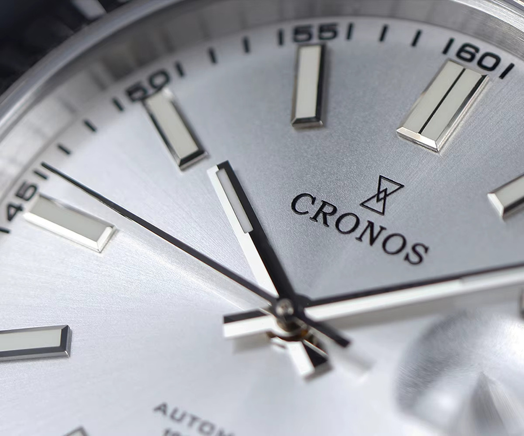 Cronos Armbanduhr, Automatik, Edelstahl, Blau, 40 mm, Herren - Bild 2