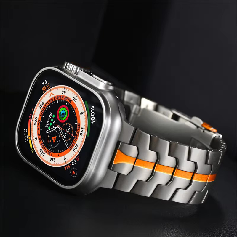 jansin Uhrenarmband Edelstahl, Silber, Unisex - Bild 2