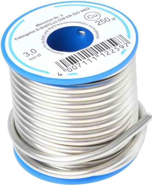 Kirchhoff Weichlot 97/3 in Silber, 250 g - Bild 1