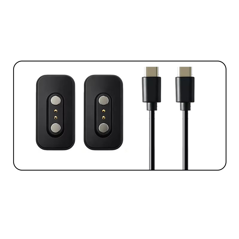 NETCOSY Magnetisches Smartwatch-Ladegerät 2P250/MCP2250 für 2-polige 2,5-mm-Smartwatches in Schwarz - Bild 3