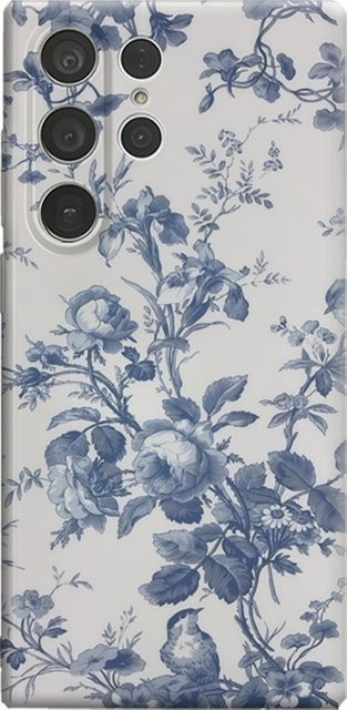 Stoßfeste doppellagige Handyhülle mit blauem Vogel-Design für Samsung Galaxy S25 Ultra, S24 und S23 Ultra Plus - Bild 1