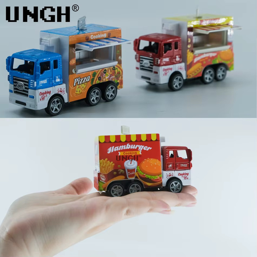 Ungh Fast-Food-Truck, Modell Speisewagen, 1:36, Dinosaurier Fahrzeug - Bild 3