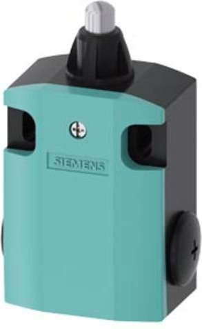 Siemens Positionsschalter 3SE5122-0PC02 mit Edelstahlstößel und Kuppenstößel in Türkis - Bild 1