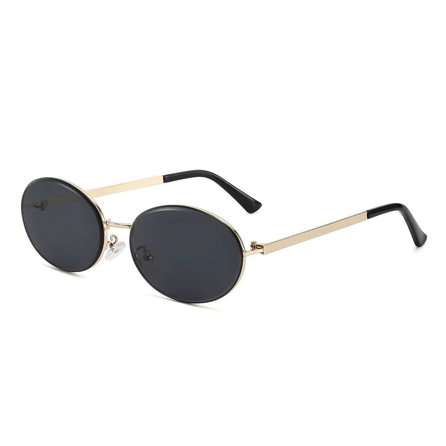 TWOOO Sonnenbrille, oval, Damen, Metall, schwarz - Bild 5