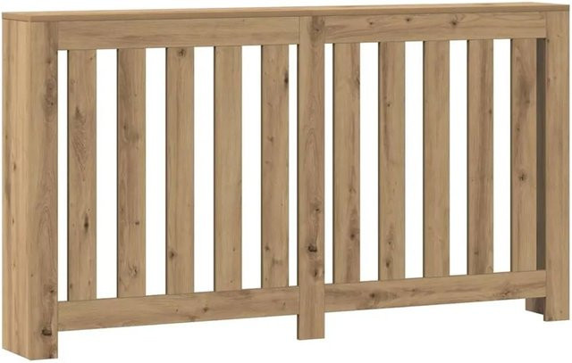vidaXL Heizkörperverkleidung Artisan-Eiche in Braun mit Latten-Design, B/T/H: 149 x 20 x 82 cm - Bild 1