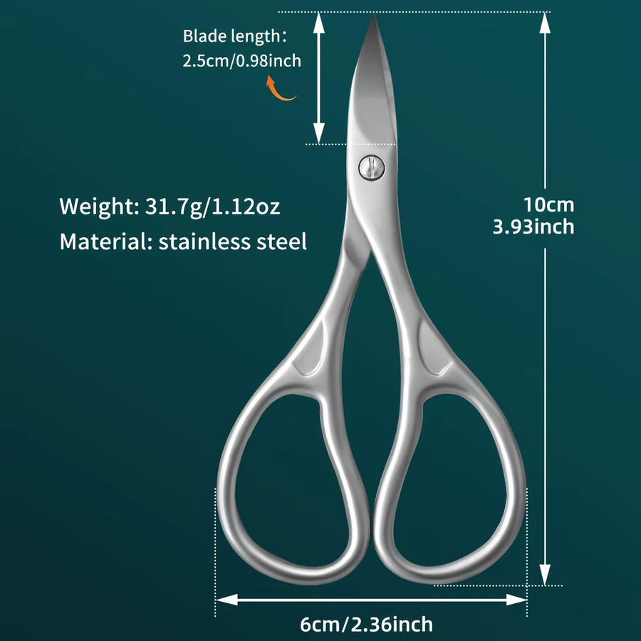 Ouriner Nagelschere Edelstahl, gebogen, Unisex - Bild 2