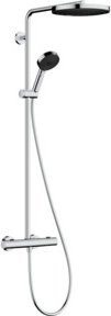 Hansgrohe Brause-Set Pulsify S Puro m Thermostat mit Handbrause und Kopfbrause in Chrom - Bild 1