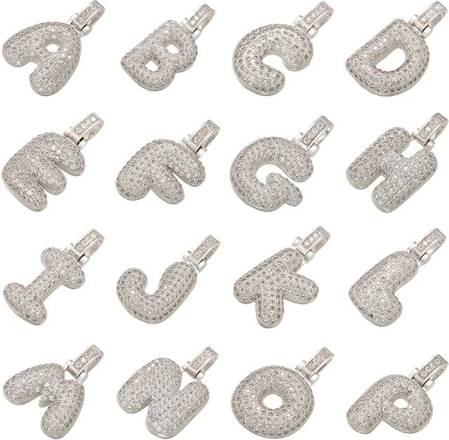 ZHUKOU Anhänger, Silber, Zirkonia, Damen, 20x29mm - Bild 1