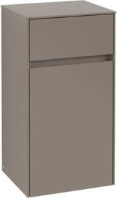 Villeroy & Boch Seitenschrank Collaro in Soft Green mit Glastüren und Soft-Close-Funktion, B/T/H: 40,4 x 34,9 x 74,8 cm - Bild 1