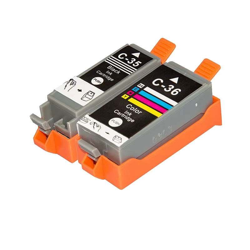 Canon Tintenpatronen Set PGI-35 und CLI-36 kompatibel mit PIXMA IP100, IP110, IP100B und TR150, Mehrfarbig - Bild 2