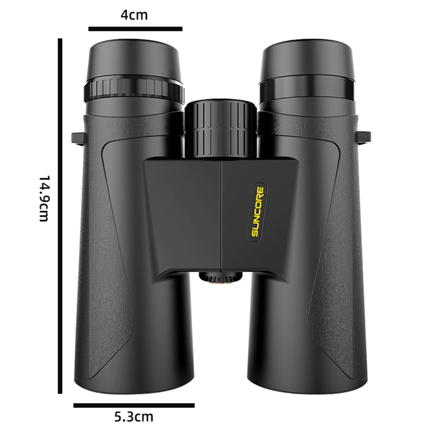 Suncore 12x42 Erwachsenenfernglas in Schwarz mit Telefonhalter für Vogelbeobachtung, Sternenbeobachtung und Wandern - Bild 2