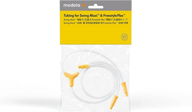 Medela Ersatzschlauch für Electric Swing Maxi Milchpumpen in Weiß und Transparent - Bild 1