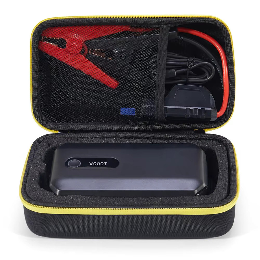 Tragbare EVA-Hülle als harte Reisebox für Xiaomi Baseus 20000 mAh Powerbank und Autobatterie-Ladegerät in Schwarz oder Rot - Bild 2