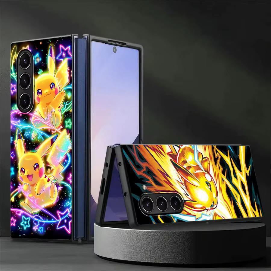 Pikachu Pokemon Handyhülle für Samsung Galaxy Z Fold 3, Z Fold 4, Z Fold 5 und Z Fold 6 in Multicolor - Bild 2