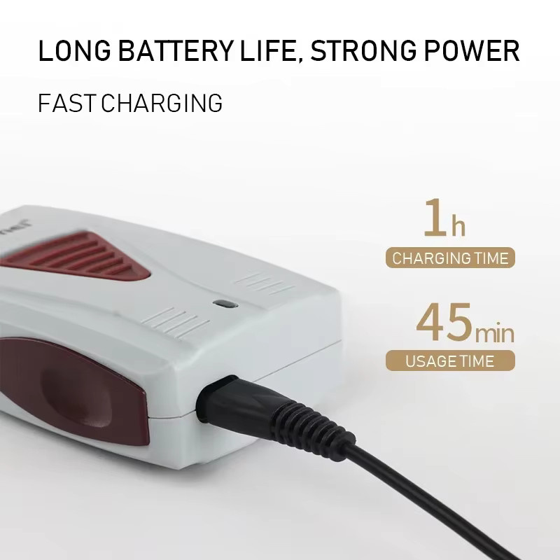 Kemei KM-3382 Herren-Elektrorasierer, weiß - Bild 6