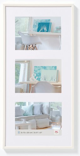 Walther Design Bilderrahmen NEW LIFESTYLE aus Kunststoff in Weiß, B/H: 23,8 x 46,8 cm - Bild 1