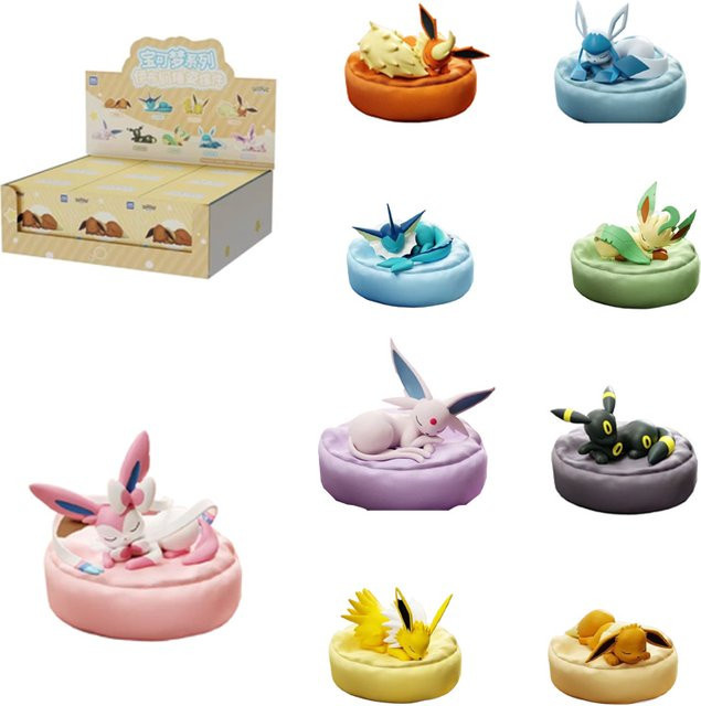 TOPTOY Pokémon Eevee Multi-Form Schlafende Figuren Blind Box, Puppe - Bild 1