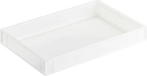 Alutec Kunststoffbox lebensmittelgeeignet Weiß B/H/T: 60 x 7,5 x 40 cm - Bild 1