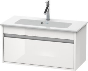 Duravit Waschtischunterschrank Ketho Compact, Farbe Weiß Hochglanz, Wandhängend, B/T: 80 x 38,5 cm - Bild 1