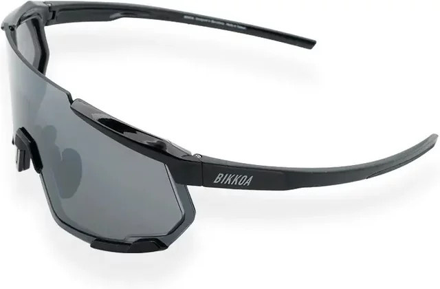 Bikkoa Sylar Sportbrille, Unisex, Vollrand, Black, Kunststoff - Bild 1