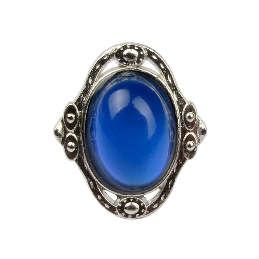 weyena Stimmungsring, oval, Silber, Unisex - Bild 2