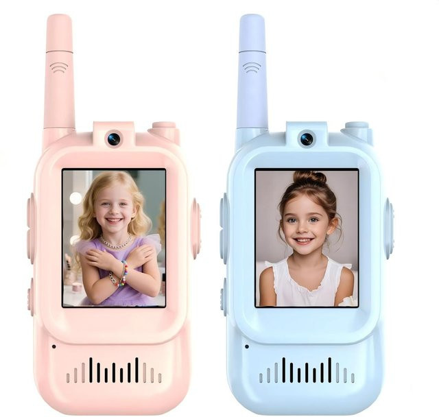 Airiton Kinder Video Walkie Talkie, 2-teiliges Set, mit Kamera - Bild 1