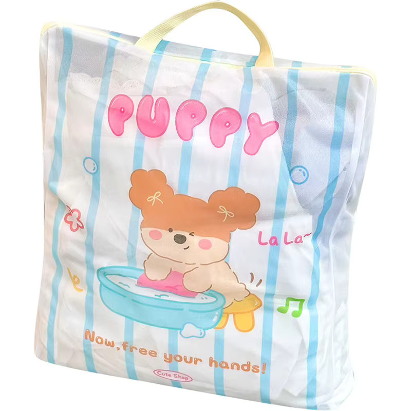 JETTING Wäschetasche mit Bären-Motiv, Tragbare Stofftasche zur Aufbewahrung von Kleidung und Spielzeug, Mehrfarbig - Bild 2