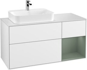 V&B Waschtischunterschrank Finion in Weiß lackiert, Breite: 120 cm, Tiefe: 50,1 cm, Höhe: 50,1 cm - Bild 1