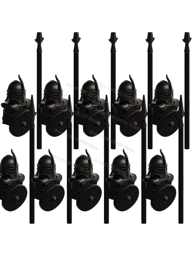 DR.TONG Black Warriors Heißer Rüstung Helm, Bausteine, Zubehör - Bild 3