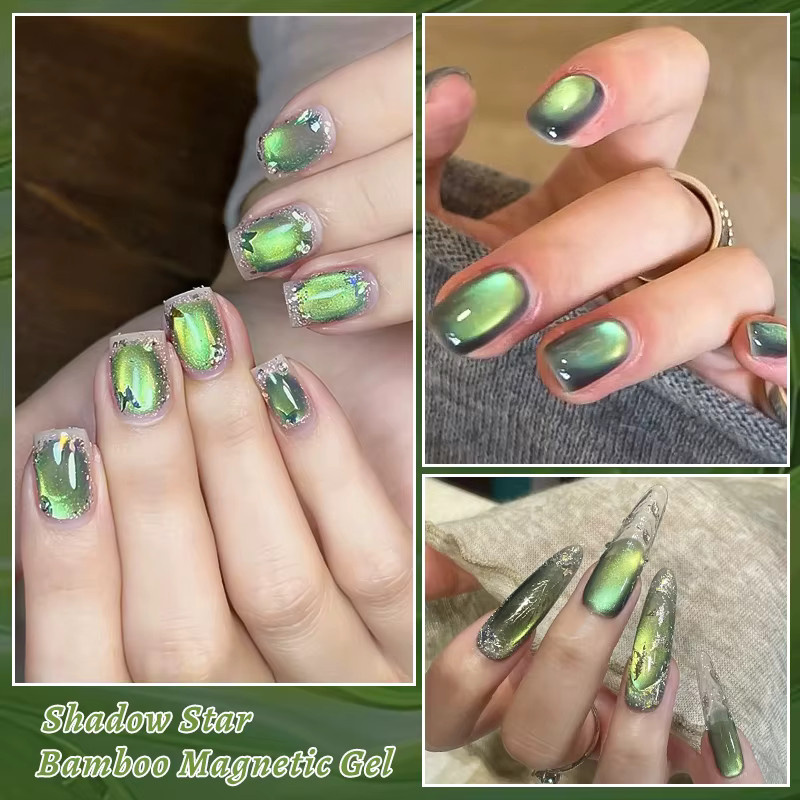 Shadow Star Bambus-Katzen-Magnetgel Nagellack, Schimmernd - Bild 6
