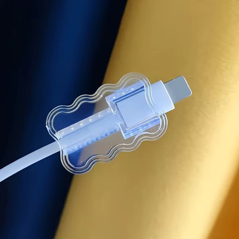 Set aus TPU Kabel-Schutzhüllen für Datenkabel in Transparent zur Vermeidung von Kabelbrüchen - Bild 2