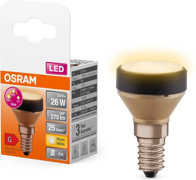 Osram LED-Lampe Star Flat E14 dimmbar warmweiß 3,5 W (Ø 35 mm x H 54 mm) - Bild 2