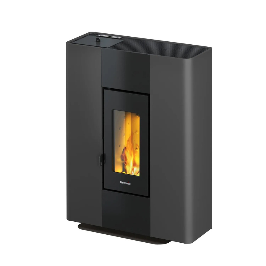 Freepoint Pelletofen Roxy Stand in Anthrazit mit 7 kW Leistung und WiFi-Funktion - Bild 2