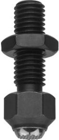 AMF Rasten-Spannhebel 16 mm in Schwarz aus Stahl - Bild 1
