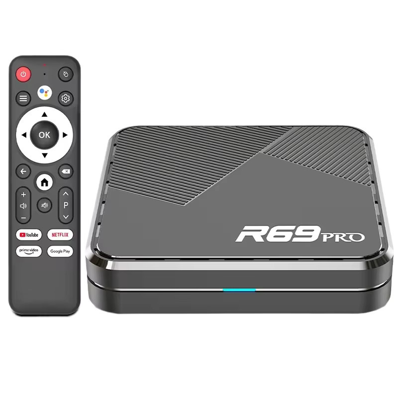 LEEDOAR R69 PRO Smart TV Box Android 14, 8K HDR10+, Allwinner H728, 4GB RAM, 64GB Speicher, WiFi 6, Bluetooth 5.0, 1000M LAN, Schwarz - Bild 6